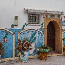 Entrance in the Kasbah of the Udayas